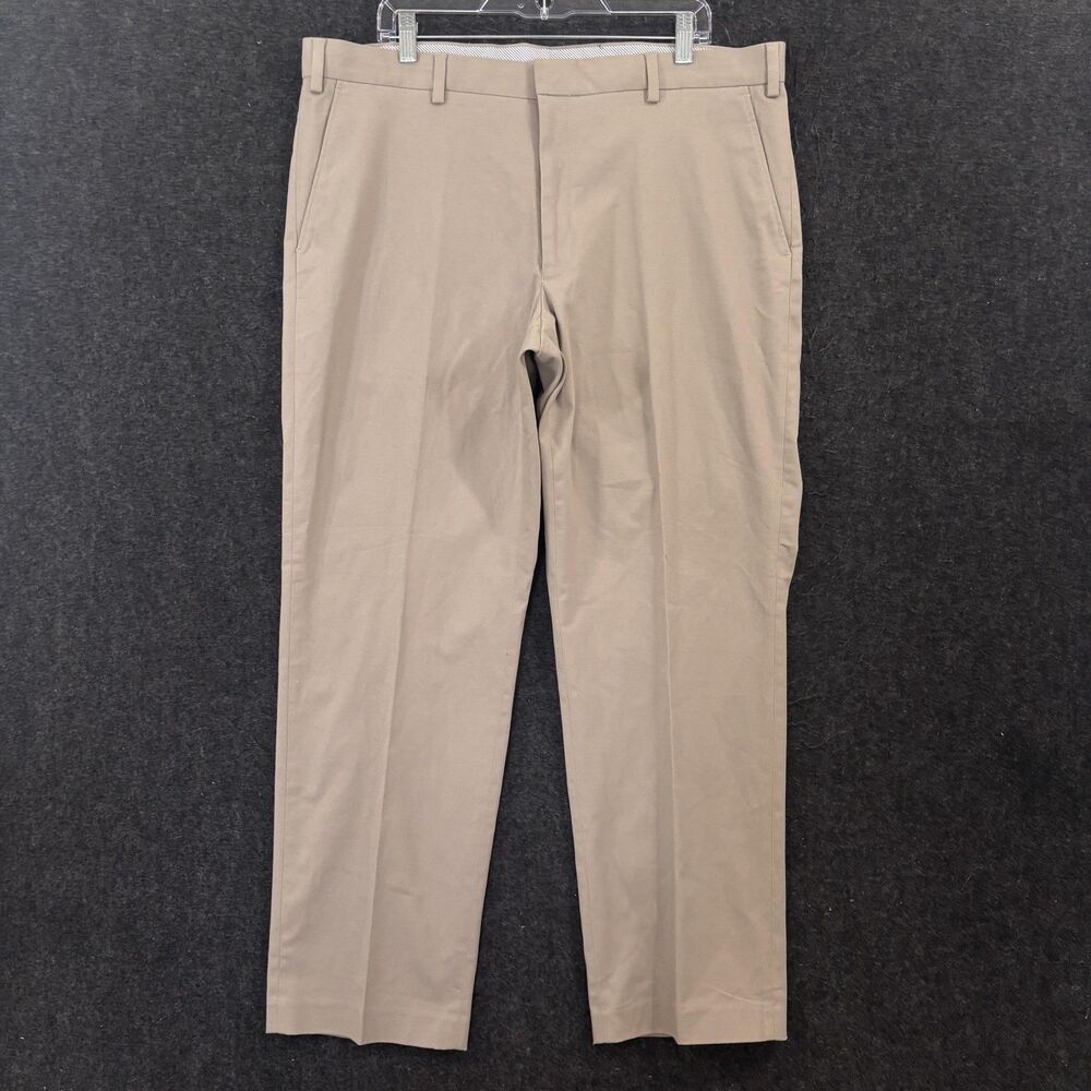 1946 By Ballin Pants Men's 40x30 Khaki Stretch Non-Iron Chino Straight Leg